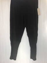 NEW Hi Waist Leggings Size 2X Black Ships N 24h - £26.71 GBP