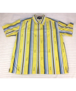 Tommy Hilfiger Mens (L) Button-Up Shirt Signed Striped Cotton Vintage 2001 - £38.11 GBP