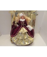 Mattel 15646 Happy Holidays Barbie 1996 Maroon Velvet No Box  LotP - $20.17 CAD
