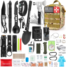 235Pcs Emergency Survival Kit and First Aid Kit Professional Survival Gear Tool  - £52.29 GBP