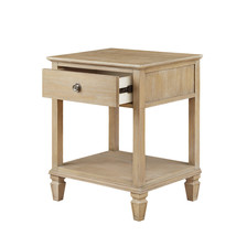Victoria Bedside Table/End Table Natural Wood - £260.85 GBP