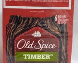 Old Spice Timber Bar Soap 6 Bars Fresher Collection 5 Oz Each  - £36.49 GBP