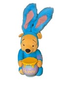 Winnie The Pooh Talking Funny Hunny Pooh Bunny Easter 18&quot; Plush Toy By A... - $19.00