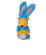 Winnie The Pooh Talking Funny Hunny Pooh Bunny Easter 18&quot; Plush Toy By A... - $26.05 CAD