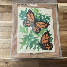 Vintage Paragon Needlecraft Butterflies 5409 8”x10” Monarch Butterflies 1977 - £15.93 GBP