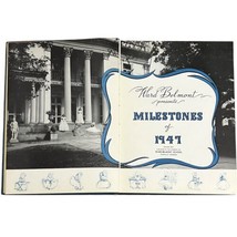 1947 Ward Belmont School Nashville Tennessee Womens College Milestones Yearbook - £18.80 GBP