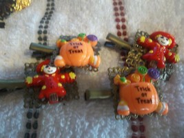 Jewelry Hair clips Thanksgiving style 2 sets 4 total alligator clamp sty... - $8.54