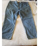 LEVIS RELAXED FIT 550 JEANS MENS LIGHT BLUE WASH MEN&#39;S DENIM PANTS 48X30 - $430.80 MXN