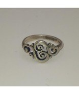.925 &quot;James Avery Collection&quot; For Repair Sterling Silver Scroll Ring, s4... - $90.00
