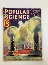 VTG Popular Science Magazine November 1936 Cosmic Rays Trapped No Label - £22.37 GBP