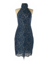 Keepsake Womens Size S High Neck FLy Now Lace Dress Blue Cocktail Party ... - £47.36 GBP