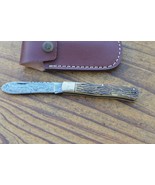 damascus custom made folding pocket knife From The Eagle Collection 7620PR - $370.47 MXN