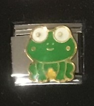 Cute Frog Wholesale Italian Charm Enamel Link 9MM K54S2 - £11.21 GBP