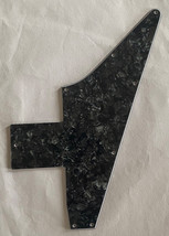 Guitar Pickguard For Gibson Explorer 76 Reissue Blank.4-Ply Black Pearl - £12.65 GBP