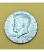 1968 D  Kennedy Half Dollar 40% Silver Coin - €5,16 EUR