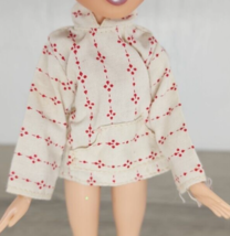 2004 Bratz Sun-Kissed Summer Yasmin - Replacement Floral White Long Sleeve Shirt - £3.18 GBP