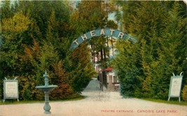 Canobie Lake Park Nh Theatre Entrance Postcard c1910 - £7.01 GBP