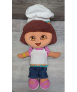 Dora the Explorer 12&quot; Fabric Plush Doll Chef Cook Baker Fisher Price 200... - £7.02 GBP