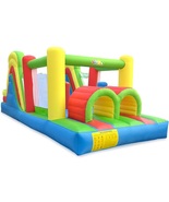 YARD Bounce House Inflatable Obstacle Course Rainbow Bouncer Jumper with Blower - $899.99