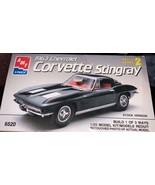 AMT ERTL 1963 Corvette Stingray  1/25 Scale Model Kit 6520 Vintage Complete - $559.90 MXN