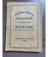 RARO Frasario arabo stampato a Gerusalemme, Palestina Steimatzky 1935, d... - $126.05 CAD