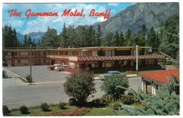 Alberta Postcard Banff Gammon Motel Canadian Rockies - £2.32 GBP