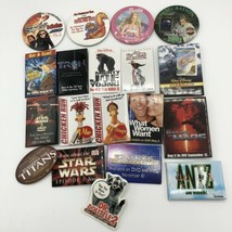 Movie Pins Buttons Pinback Disney Dreamworks Paramount Collectable Promo Vtg Lot - £14.39 GBP