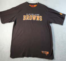 NFL Cleveland Browns AFC North T Shirt Mens Medium Black Short Sleeve Football - £10.06 GBP
