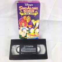 Disney&#39;s SingAlong Songs Be Our Guest Vol 10 VHS Tape Used - £1.57 GBP
