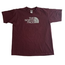 The North Face Brown Cotton Short Sleeve Logo Graphic Tee Mens Large - £10.95 GBP