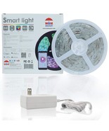 WBM Care Smart Wi-Fi LED Strip Light 16.4 ft - 1 Pack, Color Changing RGB Light - £15.82 GBP