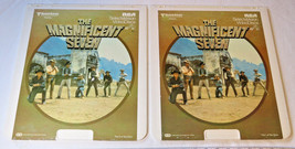 The Magnificent Seven 2 discs RCA Selectavision CED Video Disc videodisc Movie - £10.12 GBP