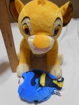 2 Disney Plush Simba from the lion king &amp; Dory small fish Final 0.99 SALE - £0.77 GBP