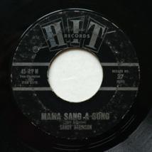 Sandy Atkinson/Yhe Chellows - Mama Sang A Song/Big Girls Don&#39;t Cry 45 Vi... - $14.24