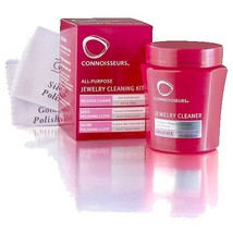 Jewelry CLEANING KiT DIP Basket 2 POLISH Cloths Gold Silver cleaner CONN... - $46.98