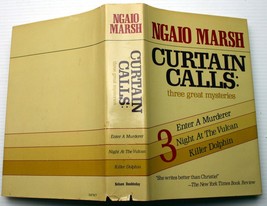 Ngaio Marsh 1969 Curtain Calls Three Great Mysteries Killer Dolphin~Vulcan~Enter - £13.19 GBP