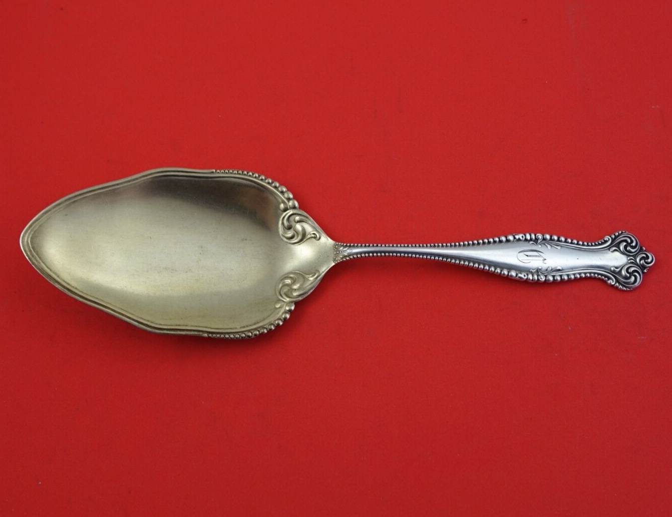 Canterbury by Towle Sterling Silver Pie Server FH All Sterling Gold Washed 9" - £204.48 GBP