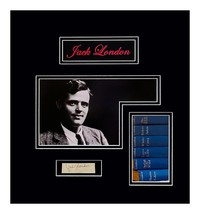 Jack London Autograph Clip Museum Framed Ready for Diplsy - $1,286.01