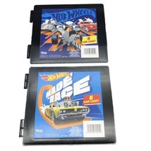 2 Hot Wheels Storage Cases That fit 6 Cars in Each Case 6 Compartments B... - $9.74