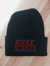 ADOLESCENTS Beanie Embroidered One Size Adolescents Band Patch Punk Rock - £10.35 GBP