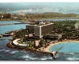 Aerial View Caribe Hilton San Juan Puerto Rico UNP Chrome Postcard S12 - $2.92