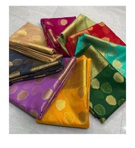 Beautiful Soft Banarasi Silk Saree || Meenakari Zari Weaving Dona All over || St - £69.44 GBP