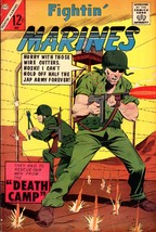 Fightin&#39; Marines #58  - 1964  - The Death Camp! Charlton Comic Book  - $6.75