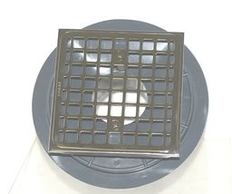 Kohler 9136SN Tile In Square Shower Drain Polished Nickel 4-1/2 Inches image 3
