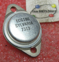 ECG180 Sylvania PNP Silicon Si Transistor NTE180 TO-3  - NOS Qty 1 - £7.46 GBP