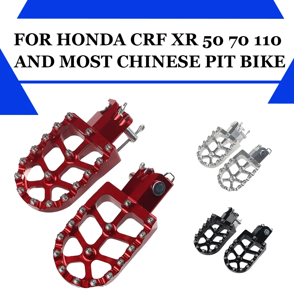 Motorcycle Universal CNC Footpeg Footrest Foot Rests Pegs Pedals For HON... - $36.82+