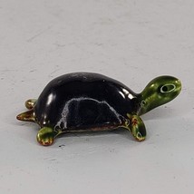 Turtle Tortoise Miniature Figurine Porcelain Tiny Small - £11.98 GBP