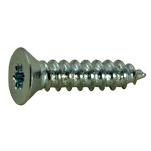 #4 x 1/2&quot; Zinc Plated Steel Star Drive Flat Head Sheet Metal Screws (45 pcs.) - £11.89 GBP