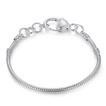 WOSTU Hot Sale Love Chain Bracelets Fit Original DIY Charm Beads Bracelet Alloy  - £11.07 GBP