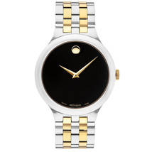 Movado Men&#39;s Classic Black Dial Watch - 607416 - £325.94 GBP